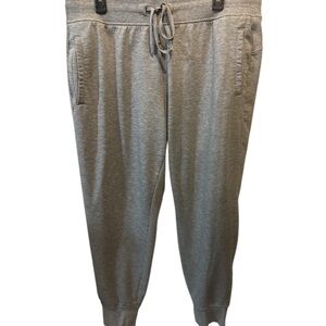 Athletic Works Women’s Grey Drawstring Sweatpants Joggers Comfy Pants Leisure